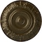 Ekena Millwork Biddix Ceiling Medallion (Fits Canopies up to 7 1/2"), Hand-Painted Brass, 20 7/8"OD x 1 1/4"P CM20BXBRS - alternate 1